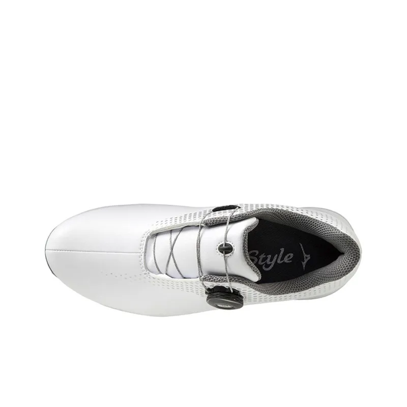 Mizuno Low-Top Golf Shoes Women's White Silver-2
