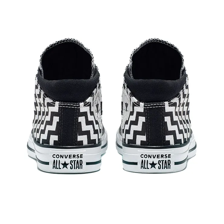 Converse Women's Chuck Taylor All Star Madison Mid 'Zigzag Black White' Women's-3