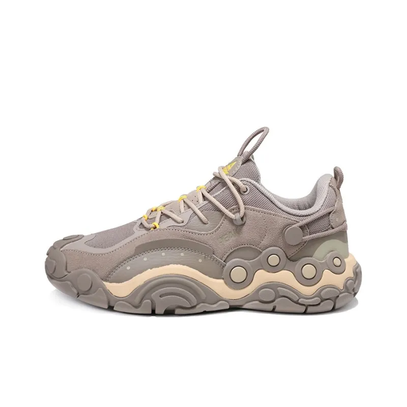 PEAK State Pole Cushioning Slip Resistant Low Top Chunky Sneakers Men's Dark Khaki-0