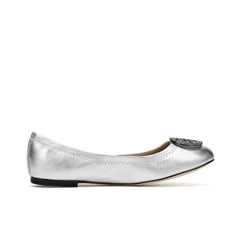 TORY BURCH Minnie Women's Casual Shoes Women's Silver-1