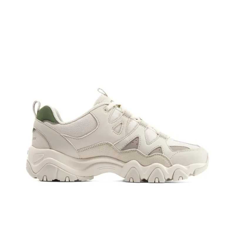 Skechers D'LITES 2.0 Chunky Sneakers Men Low Top Natural/Olive-1