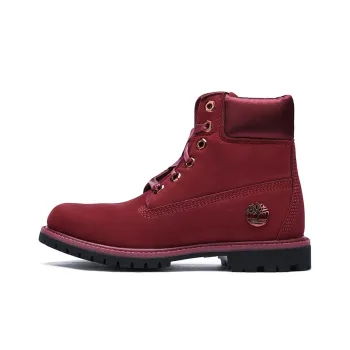 Timberland 6' Premium Waterproof Boot 'Burgundy Nubuck' Women's