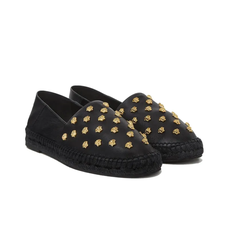 VERSACE Espadrilles Men's Black-2