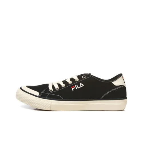 FILA Classic Kicks Canvas Shoes Unisex Low-Top Black/White