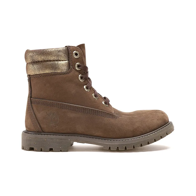 Timberland 6 Inch Waterville Premium Double Collar Boots 'Dark Brown' Women's-1