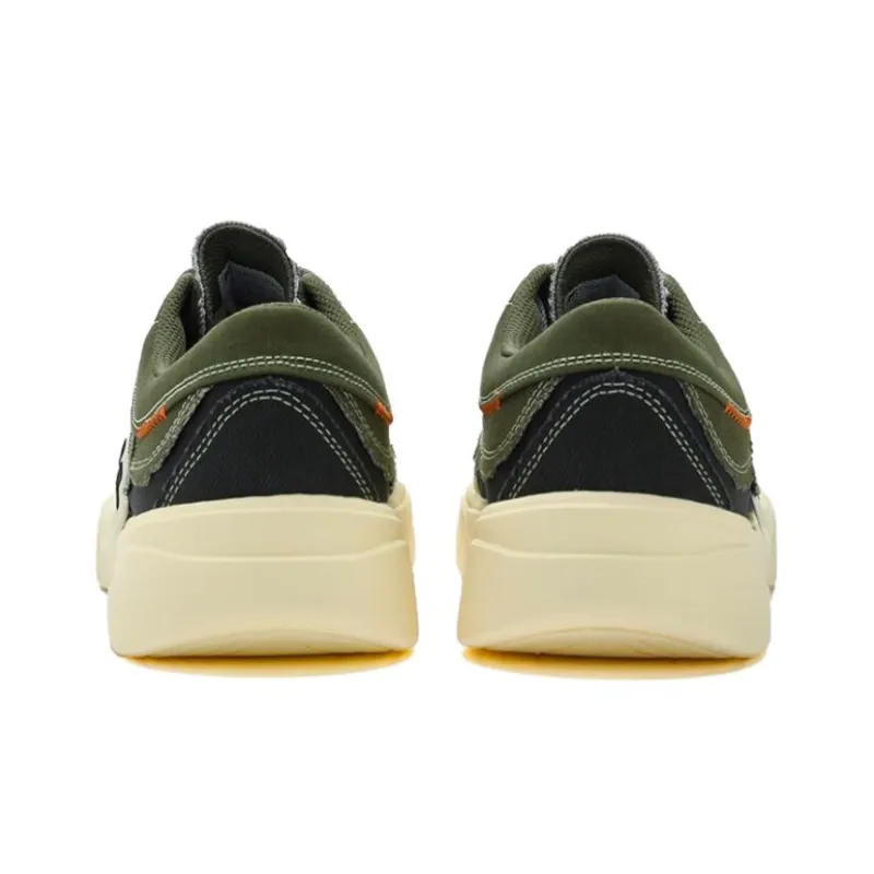 FILA FUSION CURVE Curve Anti Slip And Wear Resistant Lightweight Low Top Canvas Shoes Men's Green-3