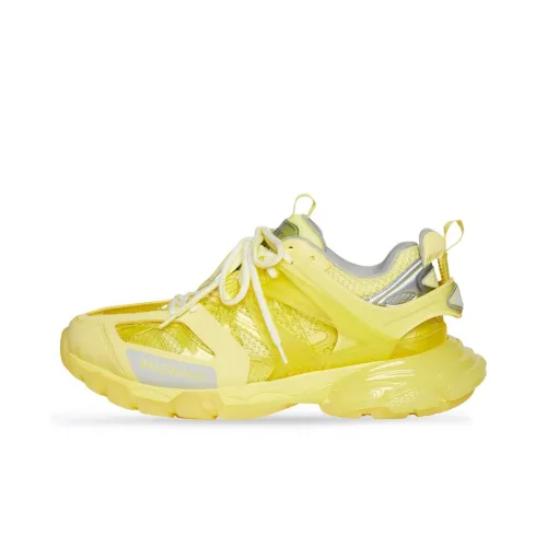 Balenciaga Track 1.0 Cushioning Slip Resistant Low Top Chunky Sneakers Women's Yellow