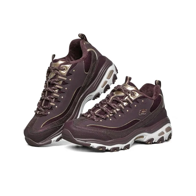 Skechers D'lites Running Shoes Red Women's-2