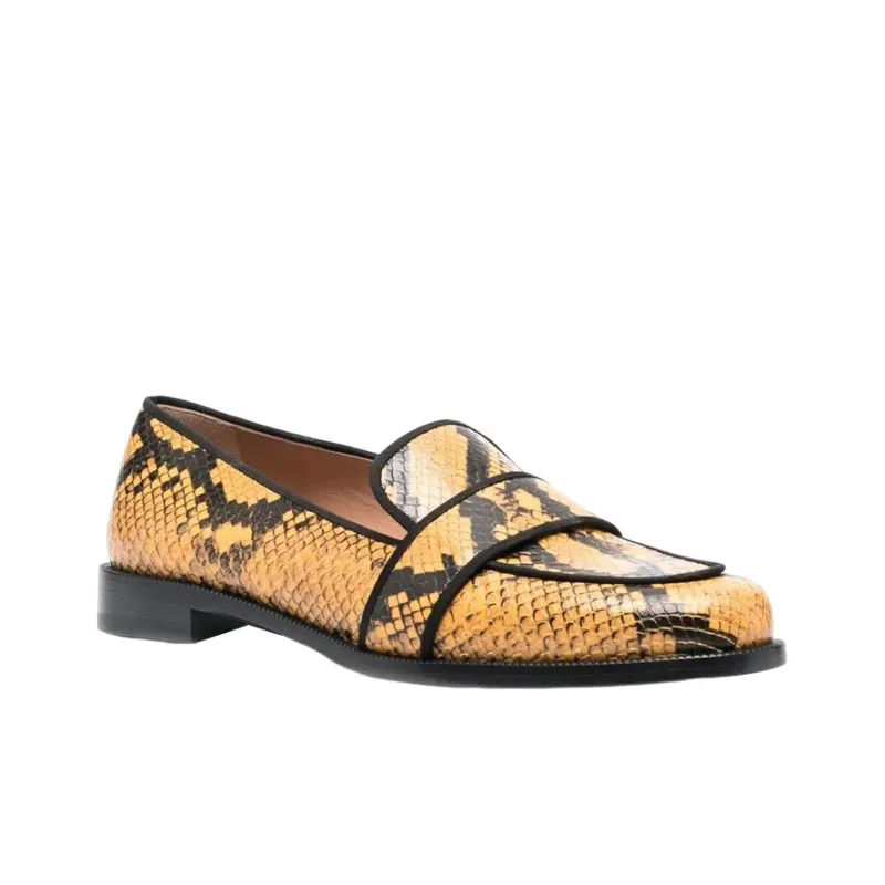 AQUAZZURA Flat Shoes Women's Snakeskin Print-2