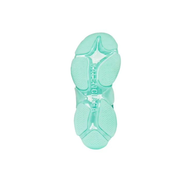 Balenciaga Triple S Clear Sole Green Women's-5
