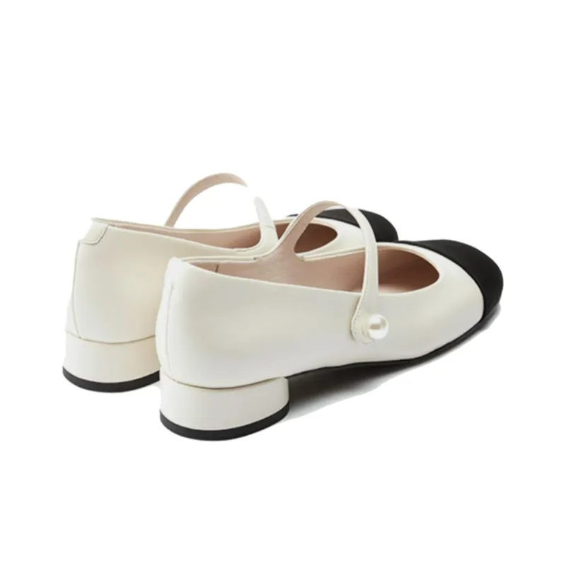 TOOMANYSHOES Fleeing Sweetheart Casual Single Shoes Women's Ecru-3