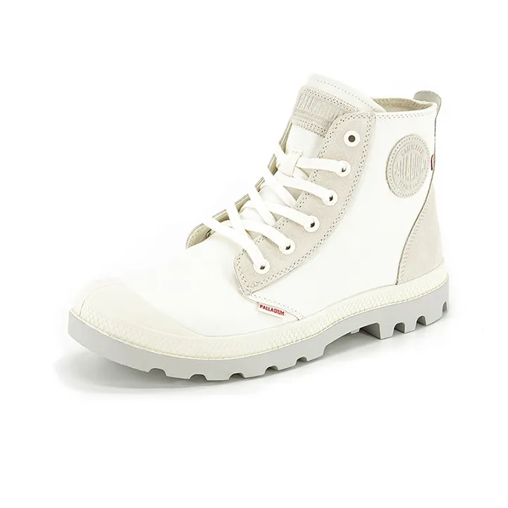 Palladium Pampa Outdoor Boots Unisex High Top Light White-1
