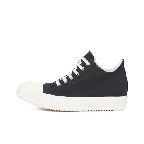 Rick Owens DRKSHDW Canvas Shoes Women's Low-Top Black