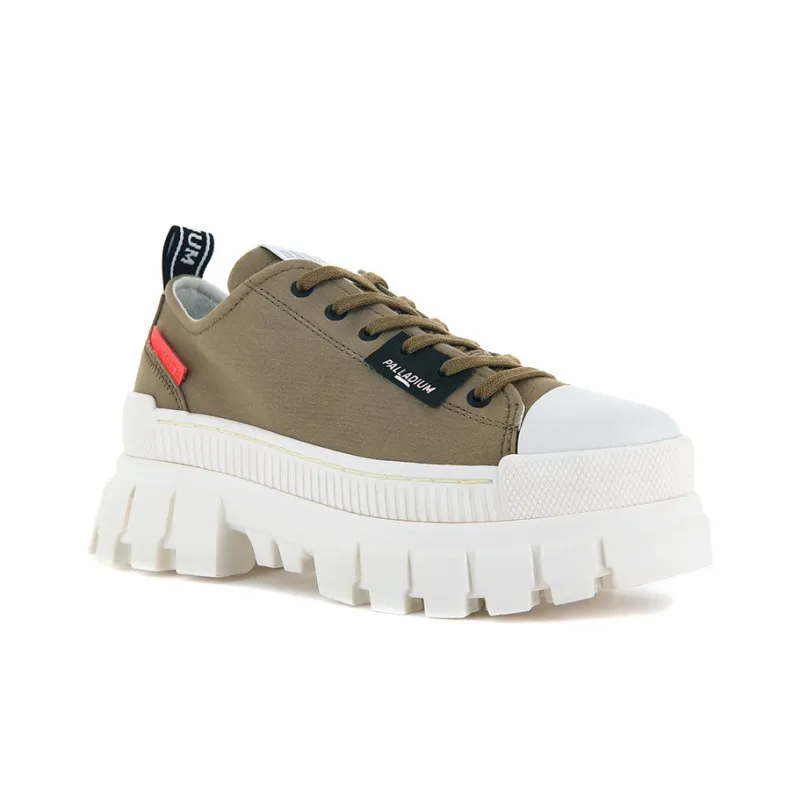 Palladium Revolt Lo T Anti-Slip Wear-Resistant Low-Top Canvas Shoes Women's Brown-2