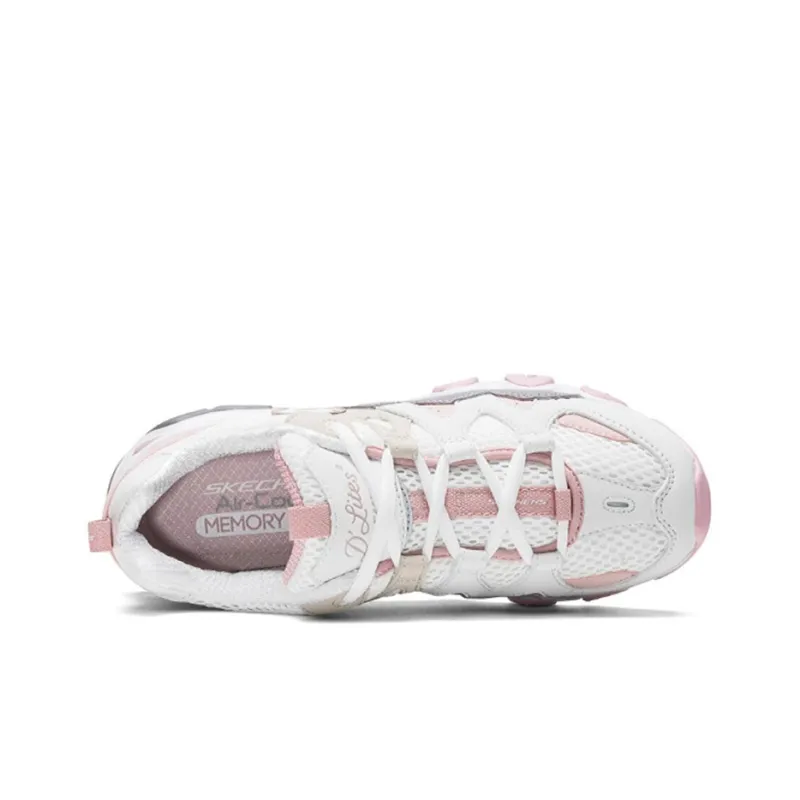 Skechers D'lites 2.0 Shoes White Women's-3