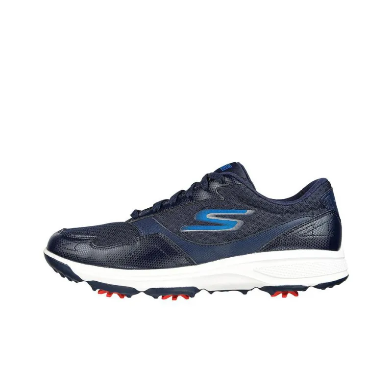 Skechers Go Golf Torque Cushioning Anti-Slip And Wear-Resistant Low-Top Golf Shoes Men's Black Blue-0