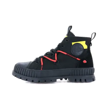 Palladium Outdoor Boots Unisex Black/Yellow/Red