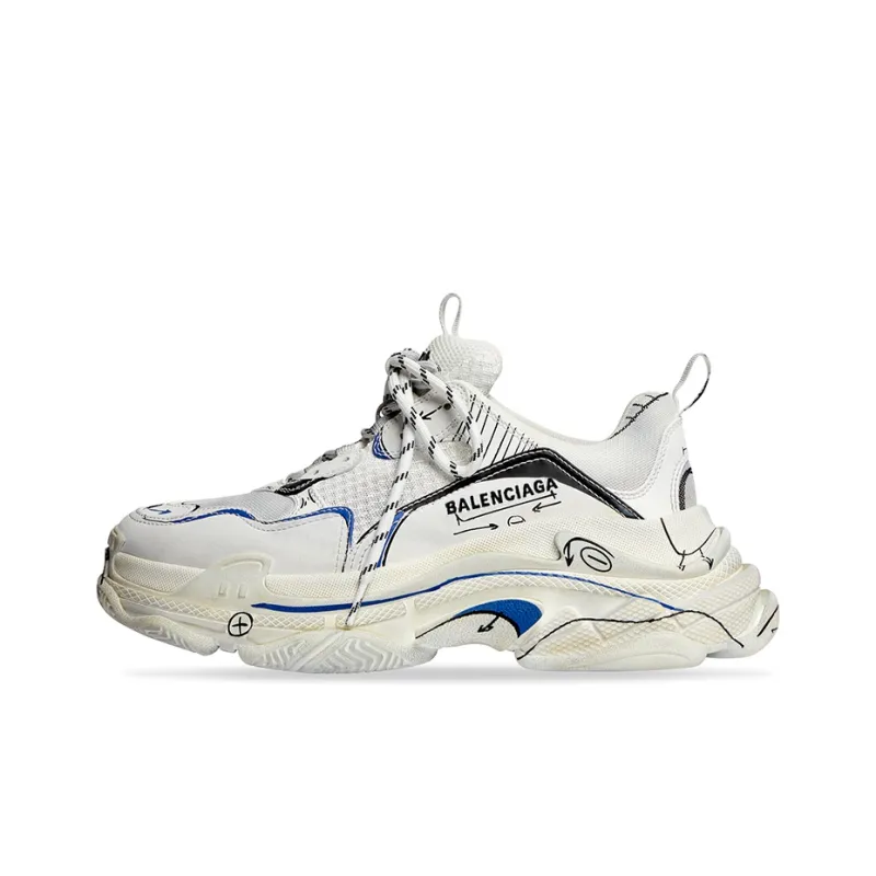 Balenciaga Triple S 'White' Women's-0