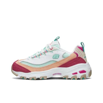 Skechers D'lites 2.0 Chance Gs White/Green/Pink Women's