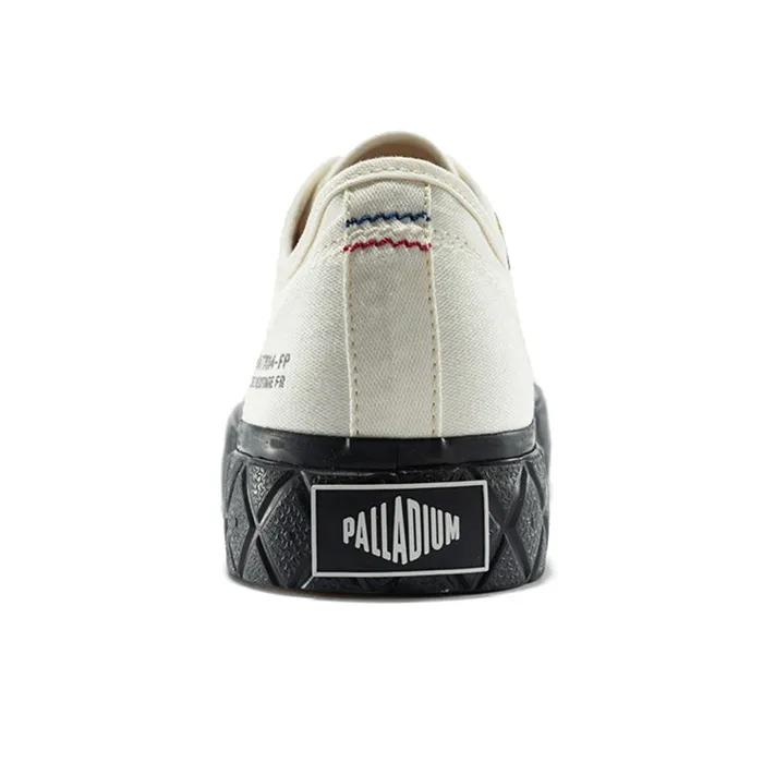 Palladium Palla Ace Anti Slip And Wear Resistant Breathable Low Top Canvas Shoes Unisex Ecru-2
