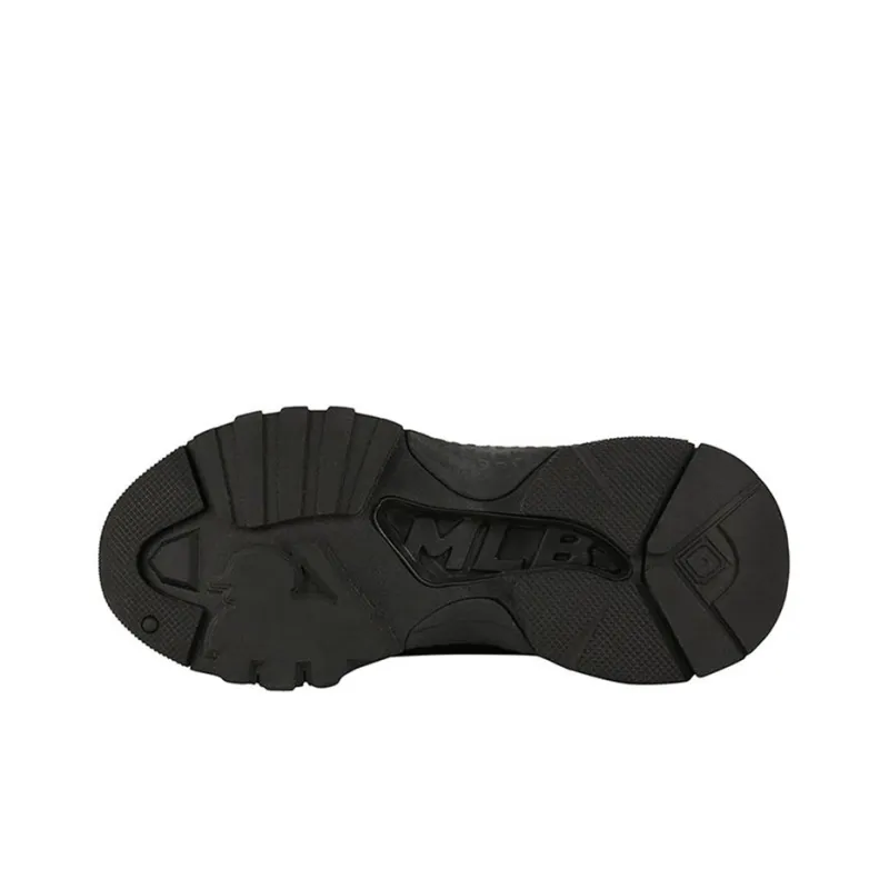 MLB Big Ball Chunky Wear Resistant Low Top Chunky Sneakers Unisex Black-4