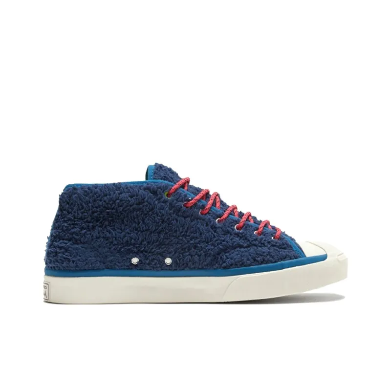 Converse Jack Purcell Mid Retro Sherpa Navy Lemon-1