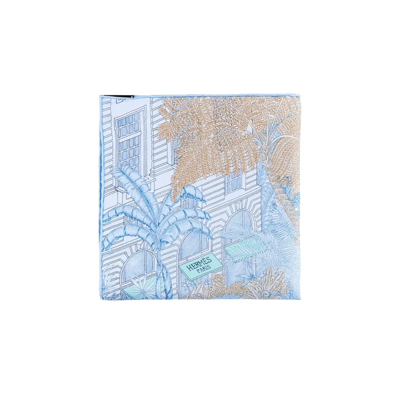 HERMES Faubourg Silk Scarves Women's-1