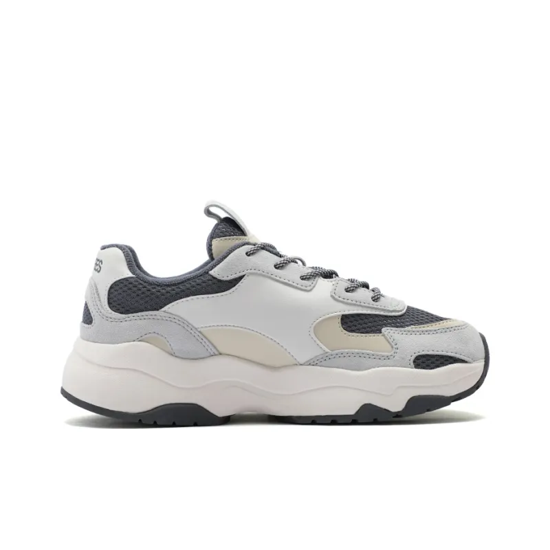 MLB Big Ball Chunky Cushioning Height Increasing Low Top Chunky Sneakers Unisex Gray-1
