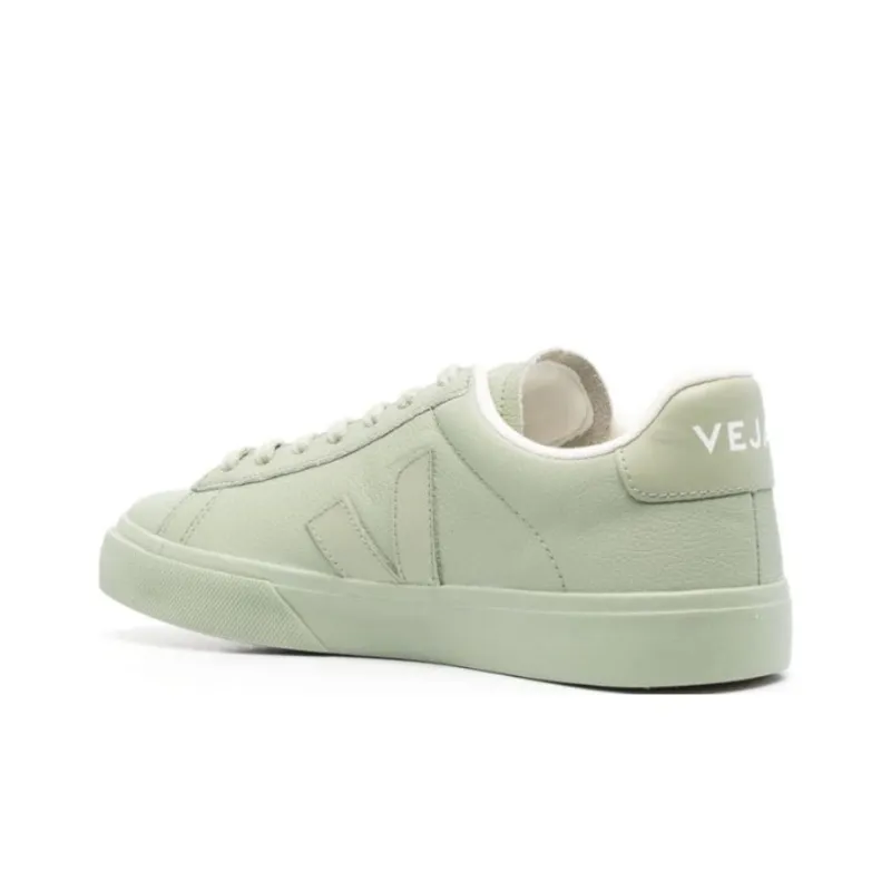 VEJA Campo Slip Resistant Low Top Skateboard Shoes Men's Light Green-2