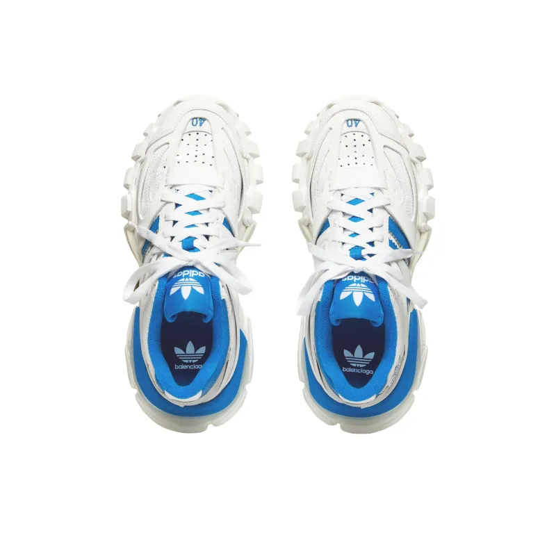Adidas Originals X Balenciaga 23FW Track Forum Sneakers 'Grey Royal Blue' Women's-1