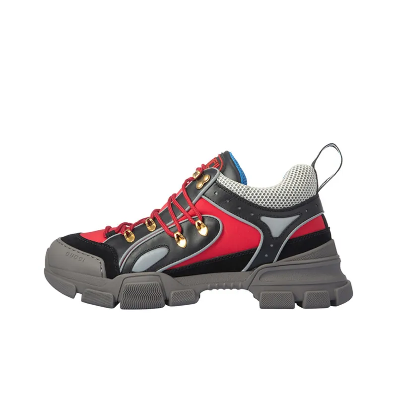 GUCCI Flashtrek Abrasion Resistant Low Top Chunky Sneakers Men's Multicolor-0