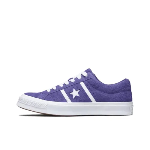 Converse One Star Canvas Shoes Unisex Low-Top Purple/White