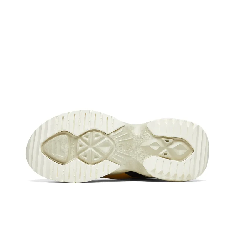 FILA Pose Wedge Trainer Yellow/white/black Women's-3