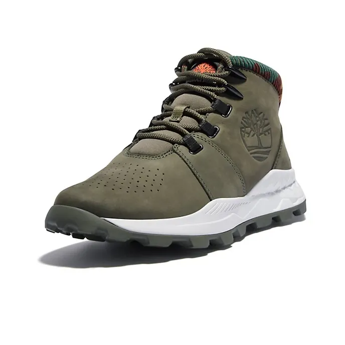 Timberland Brooklyn Euro Sprint Boots 'Olive Green And Camouflage Collar'-2