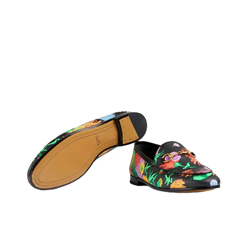 GUCCI Ken Scott Women's Casual Shoes Women's Floral Black-4