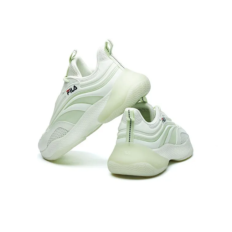 FILA FUSION Fila Ray 2 Low Top Clunky Shoes Yellow/Green-4