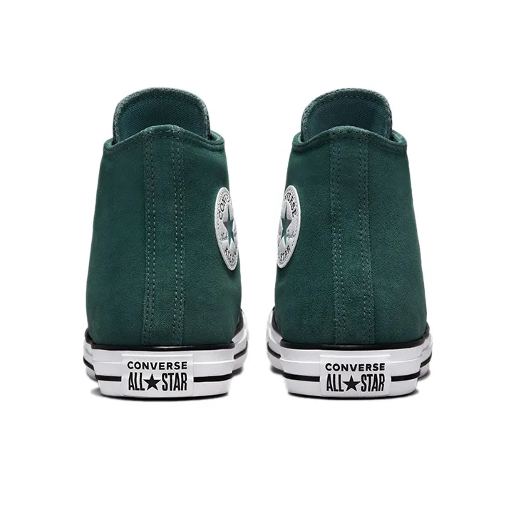 Converse Chuck Taylor All Star Anti-Slip And Wear-Resistant Lightweight High-Top Canvas Shoes Unisex Dark Green-3