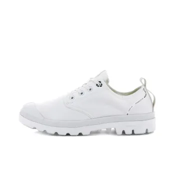 Palladium Pampa Wear-resistant And Waterproof Low-Top Canvas Shoes Unisex White