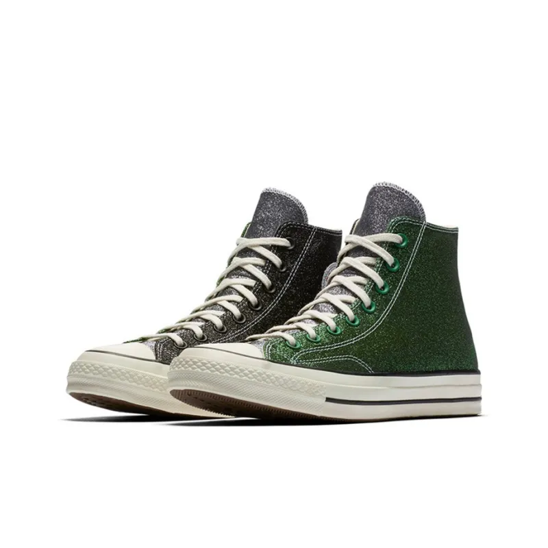 Converse Chuck Taylor All Star 70 Hi Jw Anderson Glitter Gutter Green Black-1
