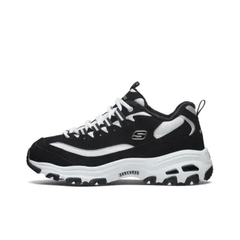 Skechers D'Lites 1.0 White/Black Women's