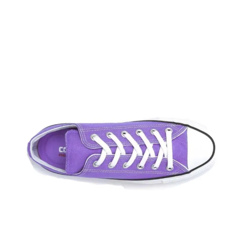 Converse All Star 100 Colors O Wear-resistant And Lightweight Low-Top Canvas Shoes Women's Purple-2