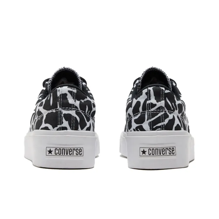 Converse Skidgrip Stylish Low Top Casual Canvas Shoes Black Gray Printing 'Black Gray'-3