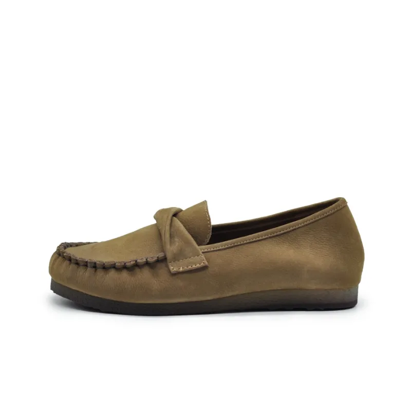 ARTMU Women's Casual Shoes Women's Low Top Coffee/Light Khaki-6