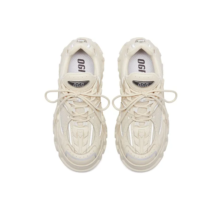 OGR Mecha Heavy Gravity Collection Chunky Sneakers Unisex Secret Apricot-3