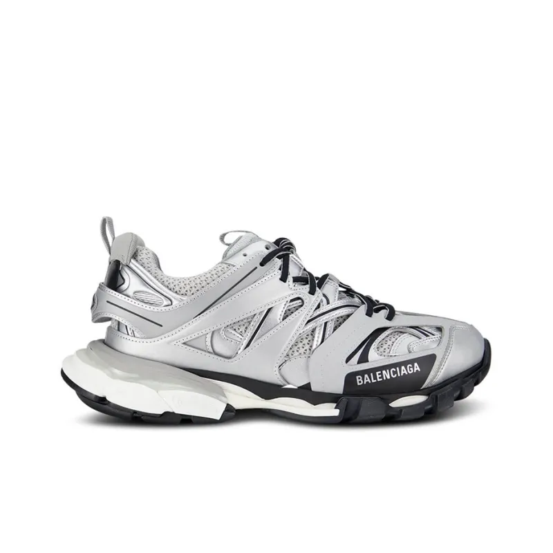 Balenciaga Track Trainer 'Metallic Silver'-1
