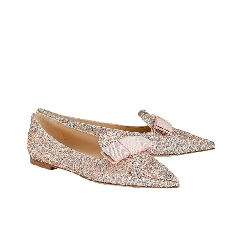 Jimmy Choo Gala Casual Single Shoes Women's Rose Gold-2