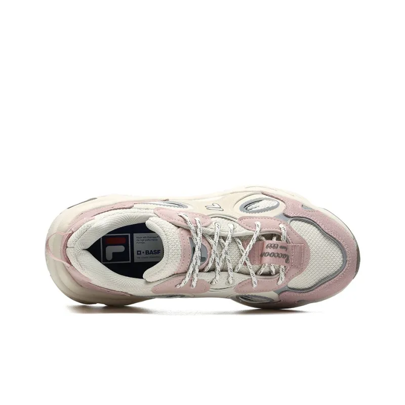 FILA FUSION Raccoon Sneakers 'Pink Cream White' Women's-3