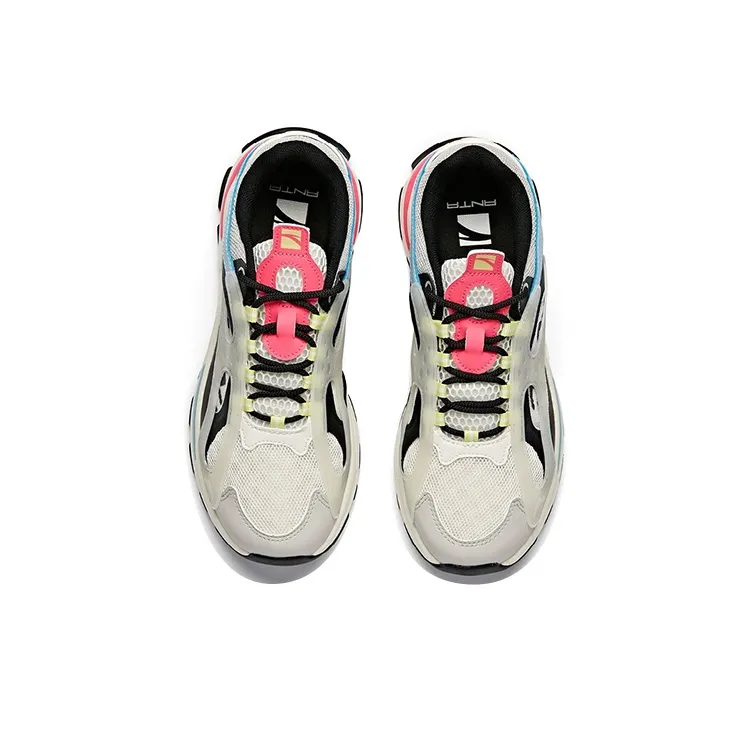 ANTA Life Series Sneakers 'White Black Grey' Women's-2