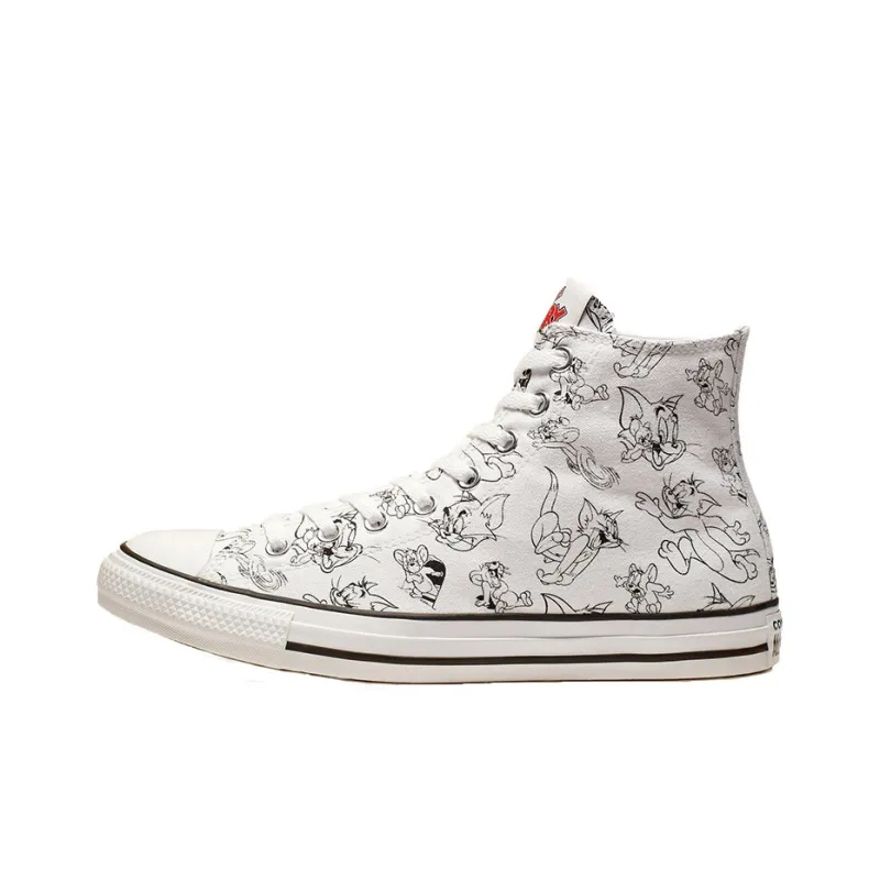 Converse Chuck Taylor All Star Hi Tom And Jerry White-0