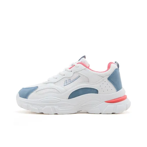 Warrior Chunky Sneakers Women's White Blue